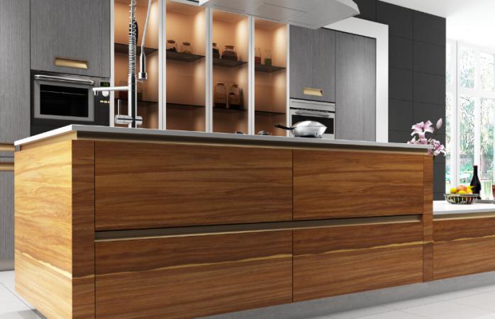 island meilamine board kitchen cabinet