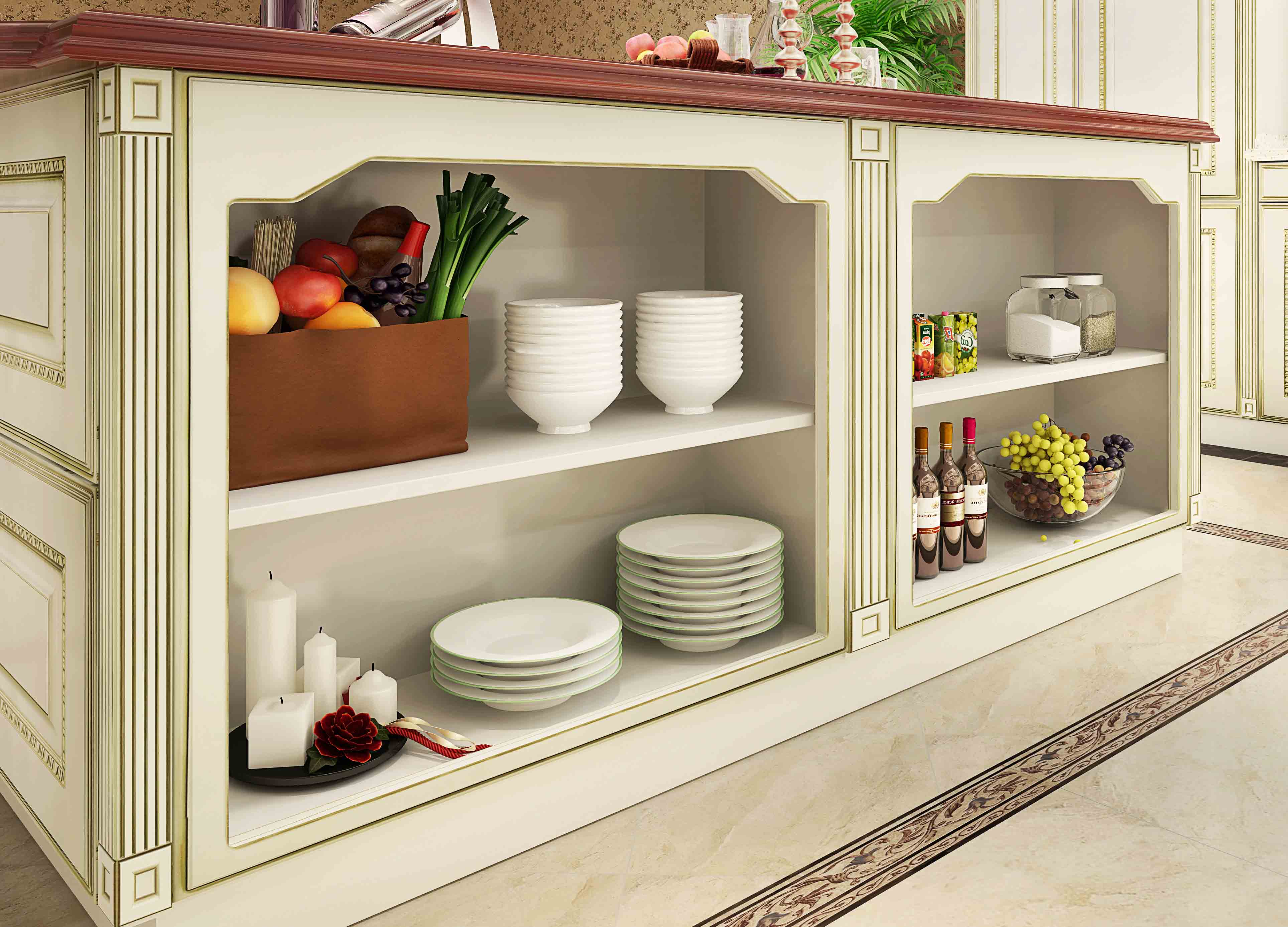 island dish open cabinet pvc membrane kitchen cabinets sheet