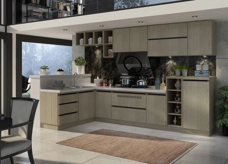 L Shaped Kitchen Cabinets