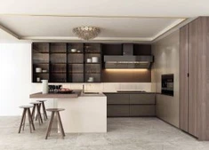 Tủ bếp Melamine bền