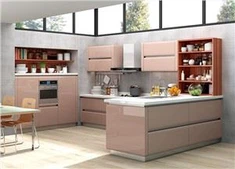 Tủ bếp phẳng phía trước