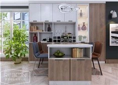 Tủ bếp PVC hạt gỗ