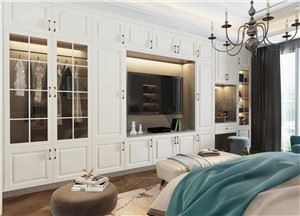 Tủ quần áo được trang bị shaker trắng