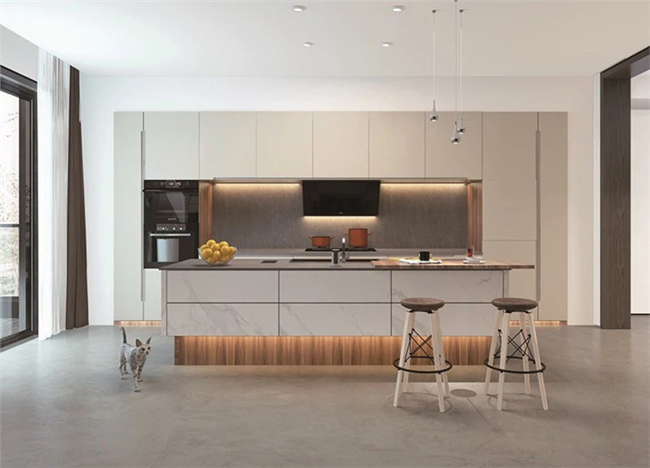 Tủ Bếp MDF Sơn Mài